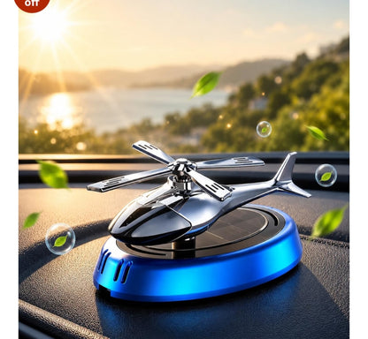 Solar-Powered Rotating Helicopter Car
